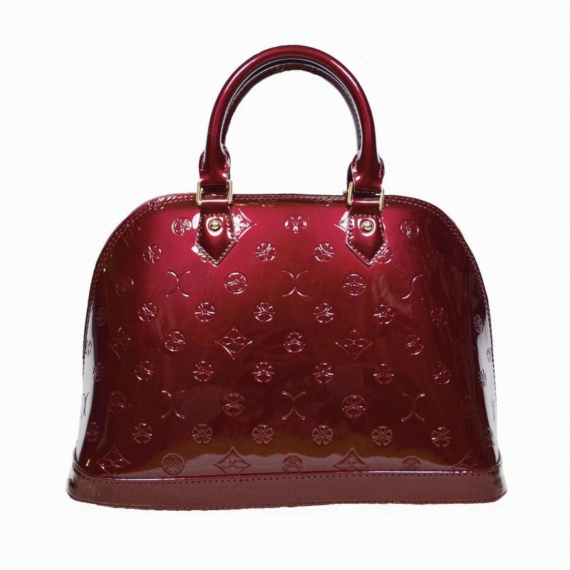 Alma Style Leather Wine Red Bag | Real Leather Handbags